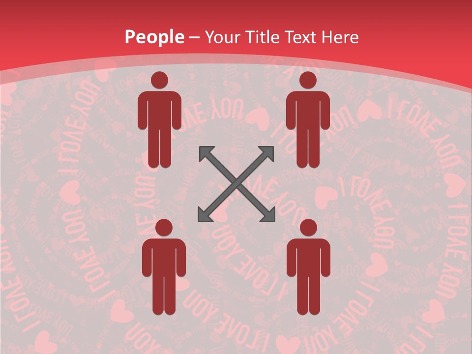 Love Valentines Symbol PowerPoint Template