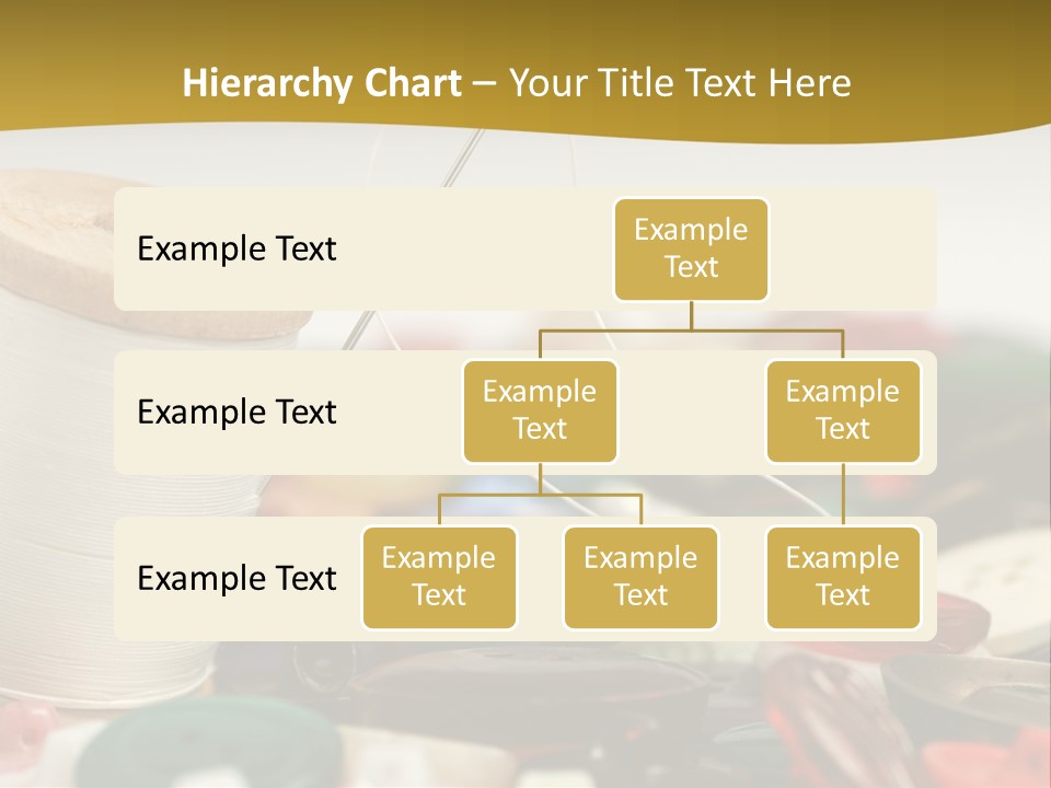 Closeup Clothier Bobbin PowerPoint Template