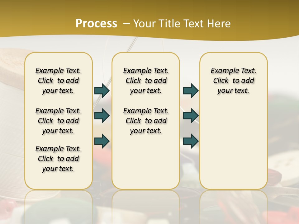 Closeup Clothier Bobbin PowerPoint Template