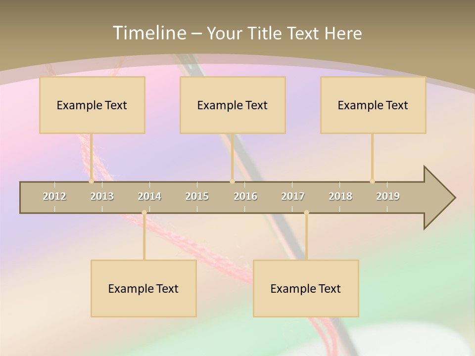 Hobbies Thread Needle PowerPoint Template