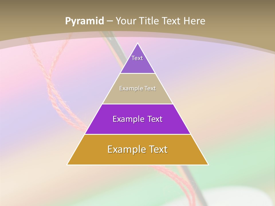 Hobbies Thread Needle PowerPoint Template