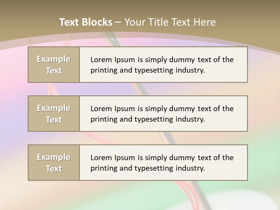 Hobbies Thread Needle PowerPoint Template