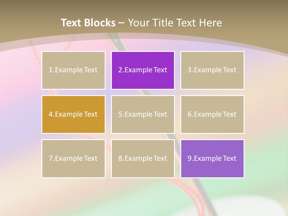 Hobbies Thread Needle PowerPoint Template
