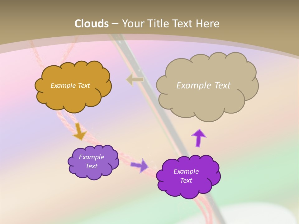 Hobbies Thread Needle PowerPoint Template