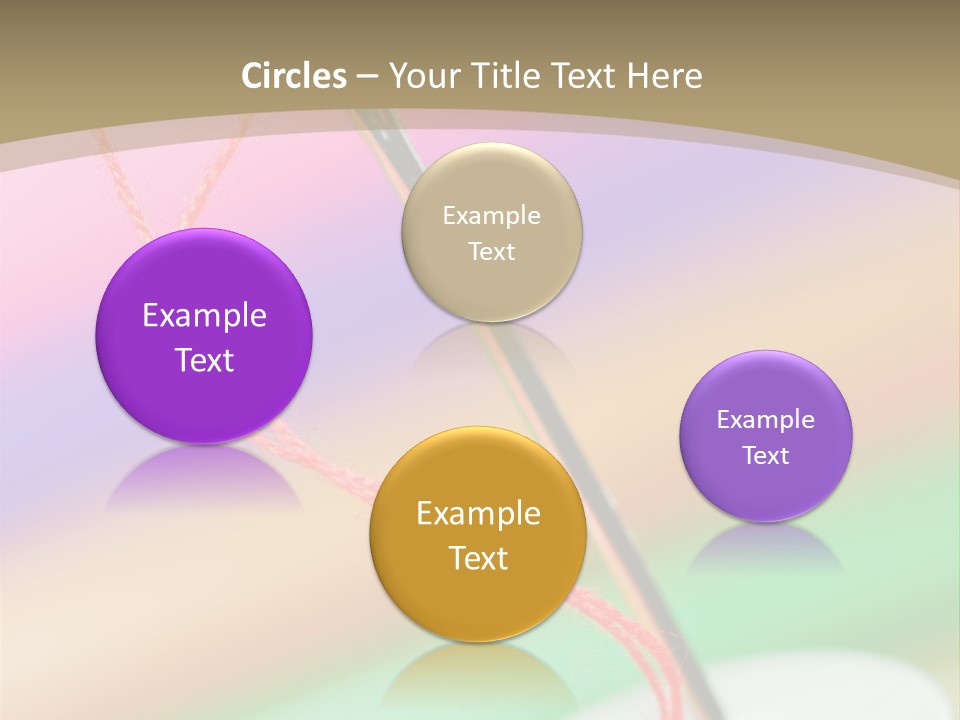 Hobbies Thread Needle PowerPoint Template