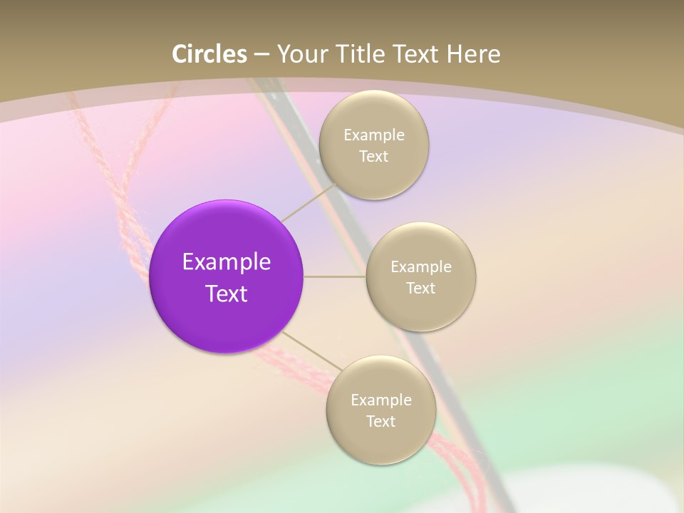 Hobbies Thread Needle PowerPoint Template