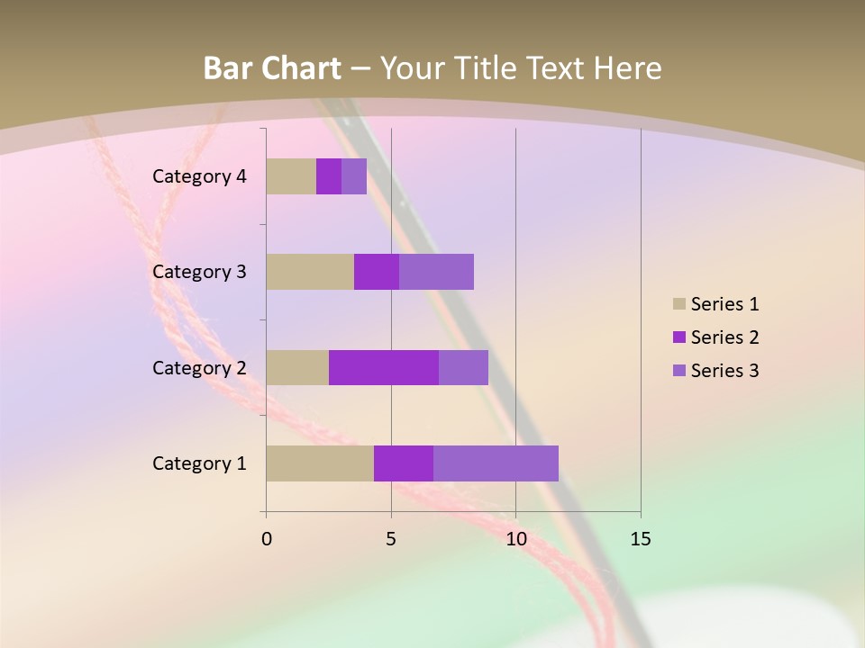 Hobbies Thread Needle PowerPoint Template