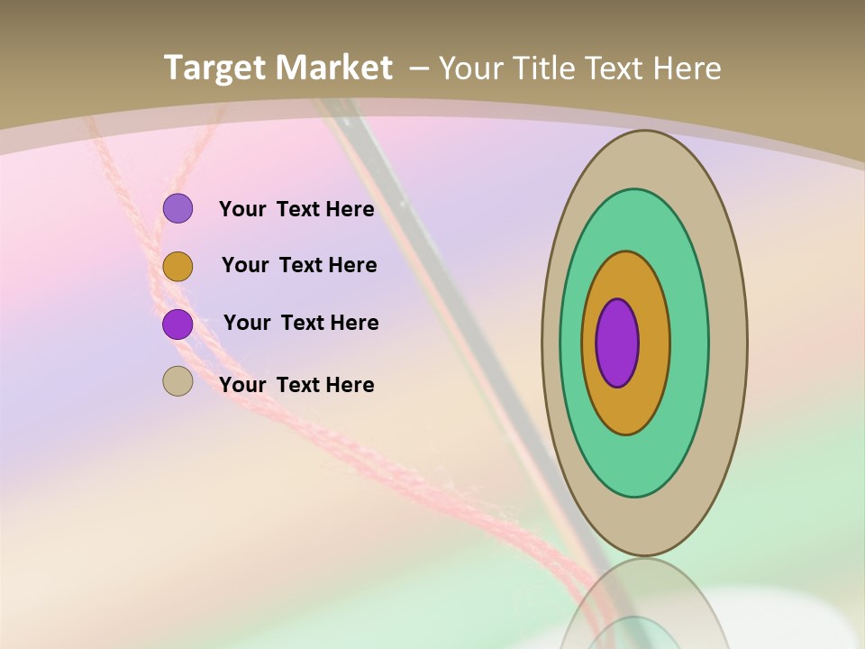 Hobbies Thread Needle PowerPoint Template