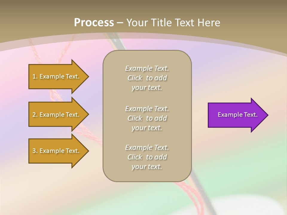 Hobbies Thread Needle PowerPoint Template