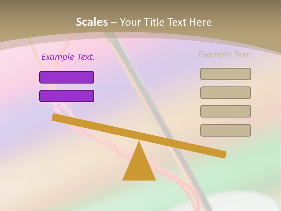 Hobbies Thread Needle PowerPoint Template