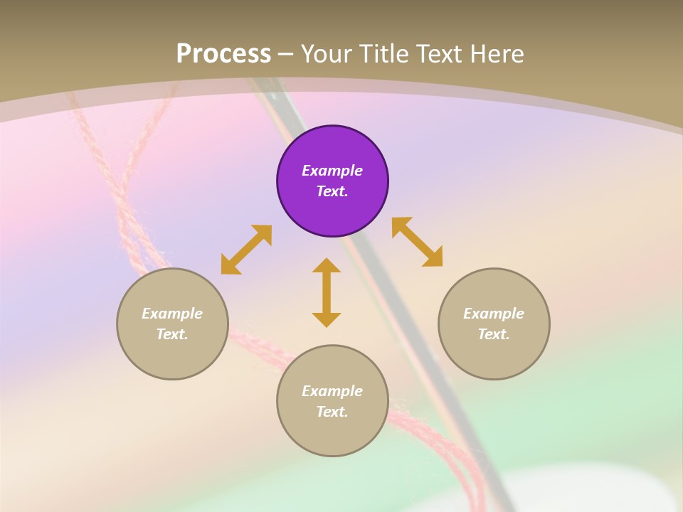 Hobbies Thread Needle PowerPoint Template
