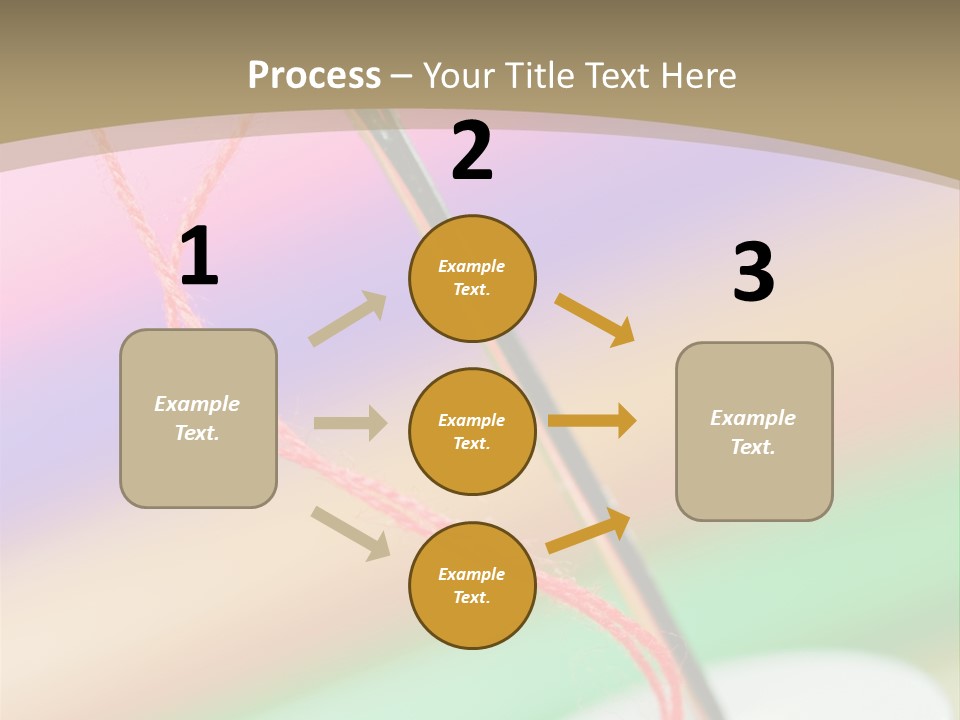 Hobbies Thread Needle PowerPoint Template