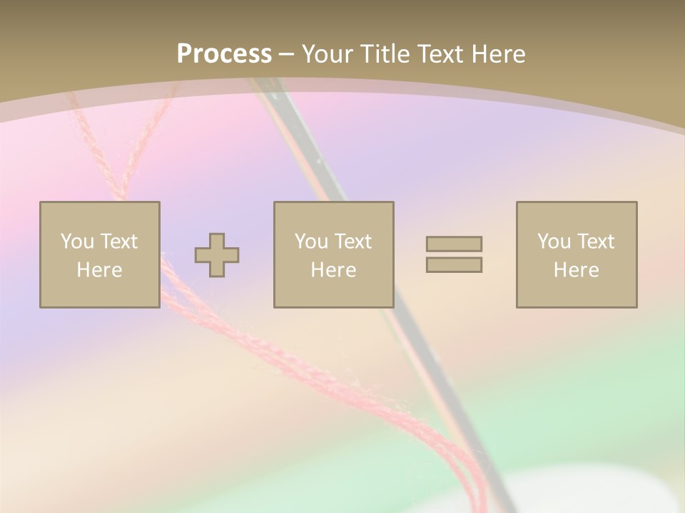 Hobbies Thread Needle PowerPoint Template
