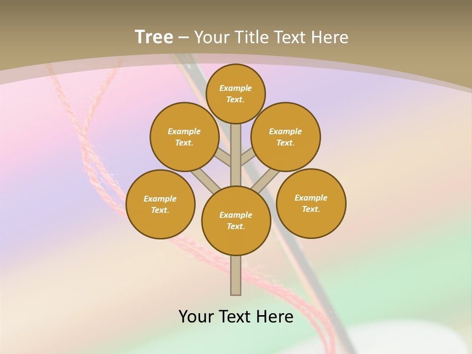 Hobbies Thread Needle PowerPoint Template