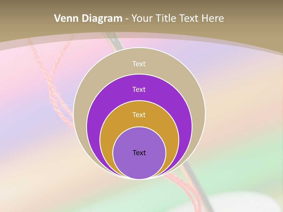 Hobbies Thread Needle PowerPoint Template