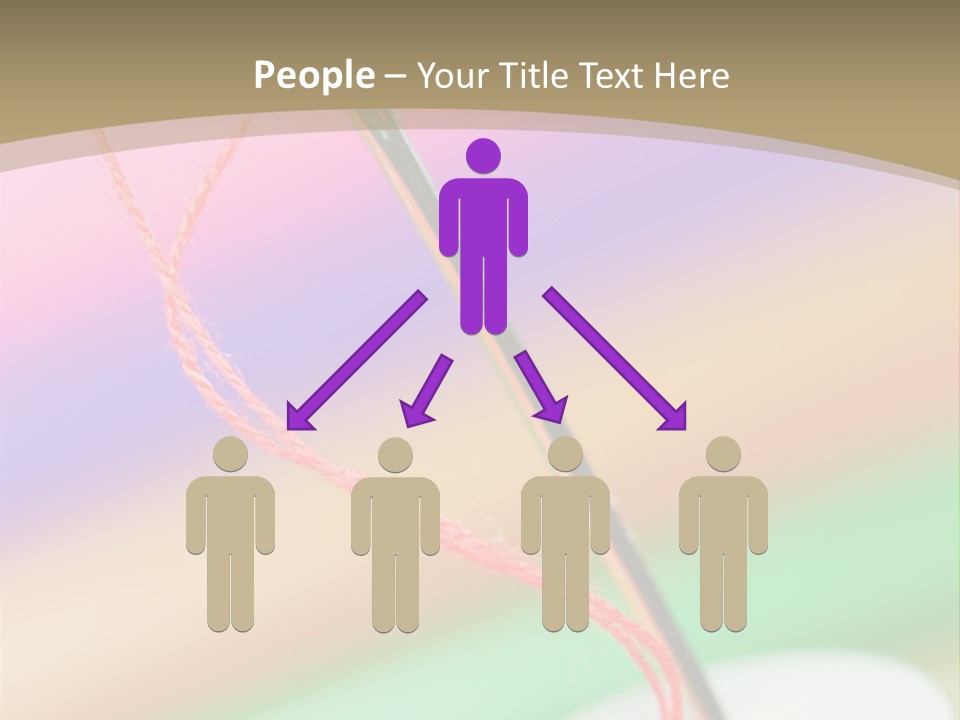 Hobbies Thread Needle PowerPoint Template