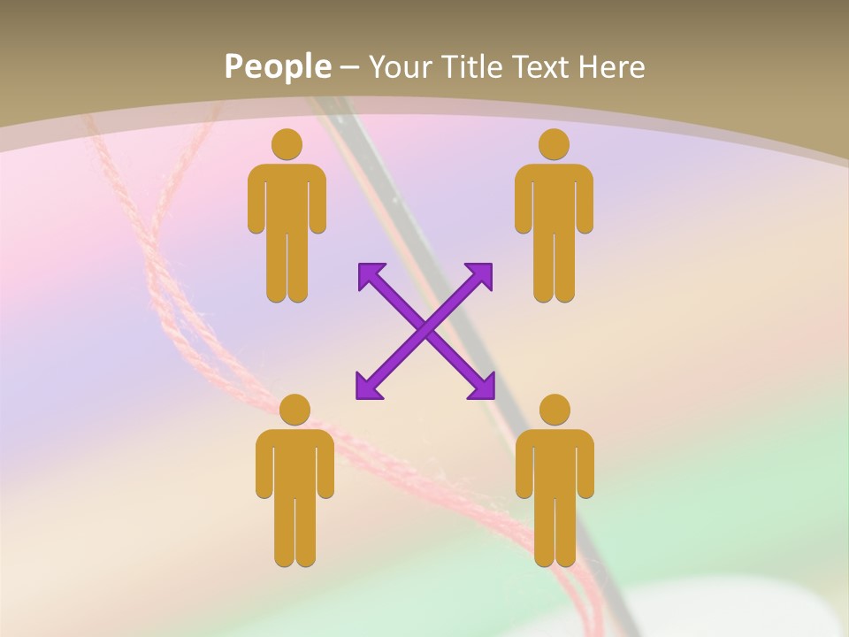 Hobbies Thread Needle PowerPoint Template