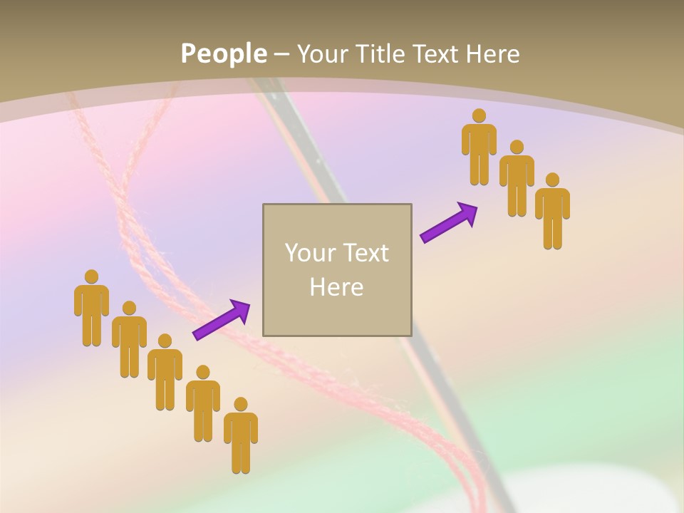 Hobbies Thread Needle PowerPoint Template