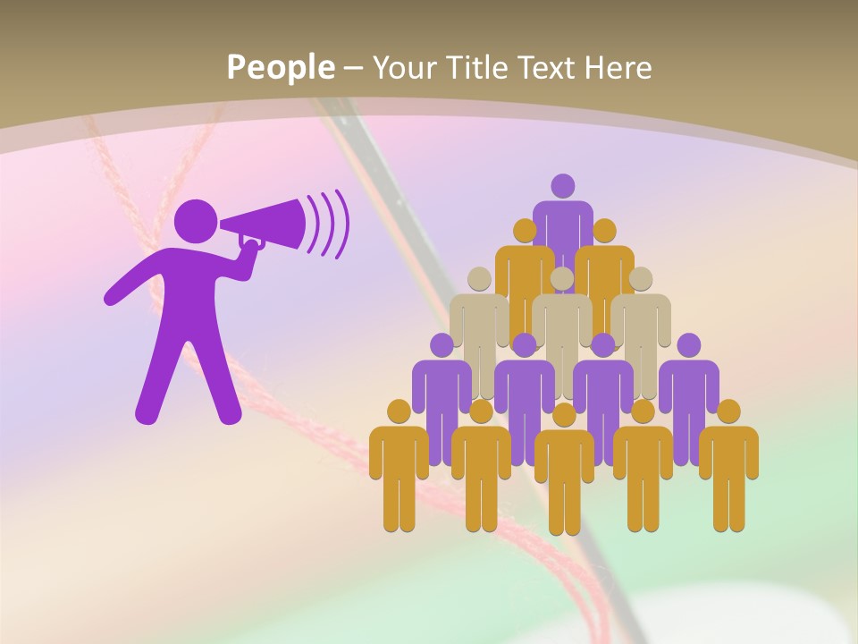 Hobbies Thread Needle PowerPoint Template