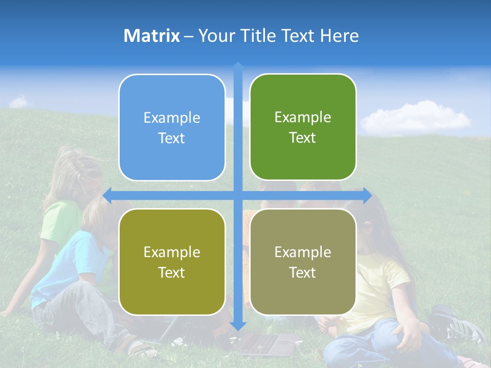 Sky Clouds Field PowerPoint Template