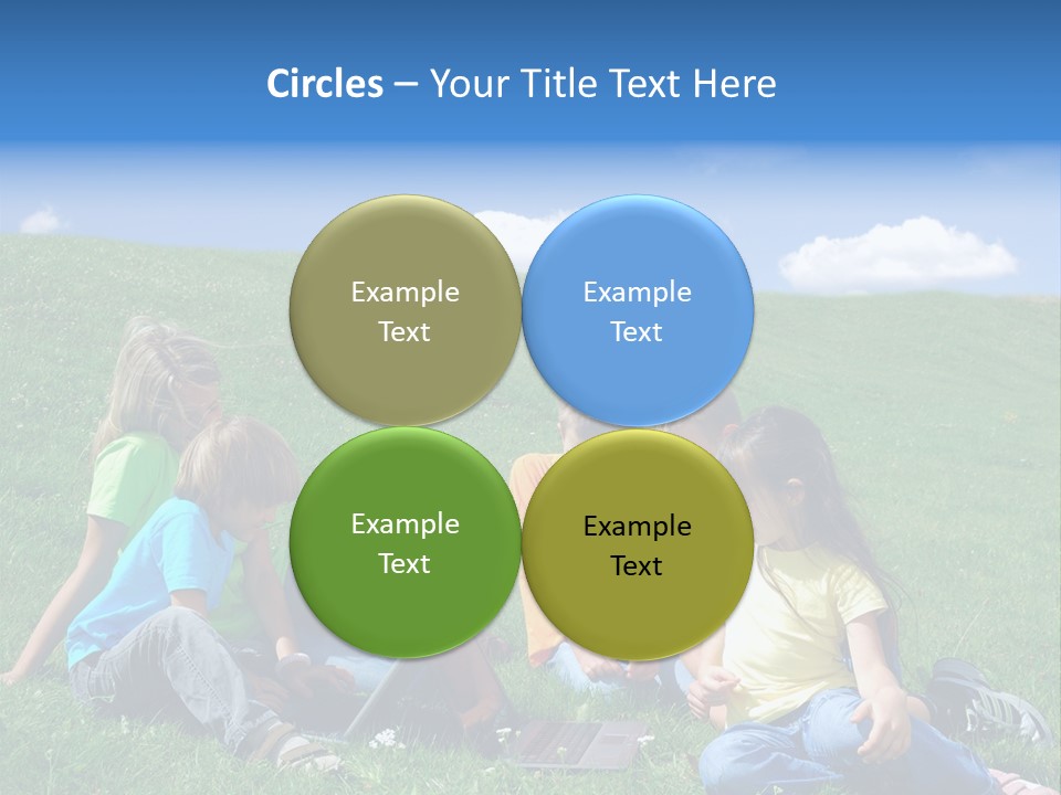 Sky Clouds Field PowerPoint Template