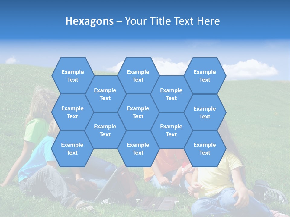 Sky Clouds Field PowerPoint Template