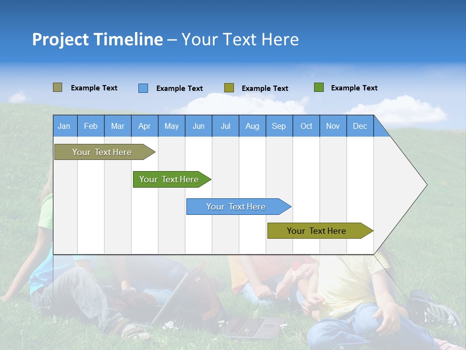 Sky Clouds Field PowerPoint Template