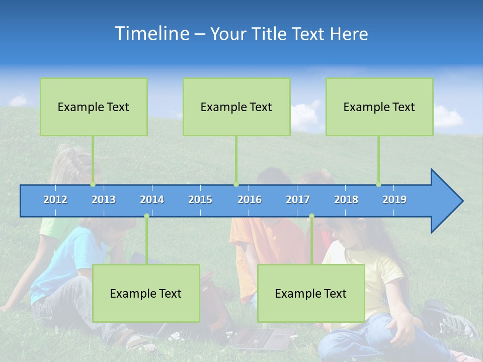 Sky Clouds Field PowerPoint Template