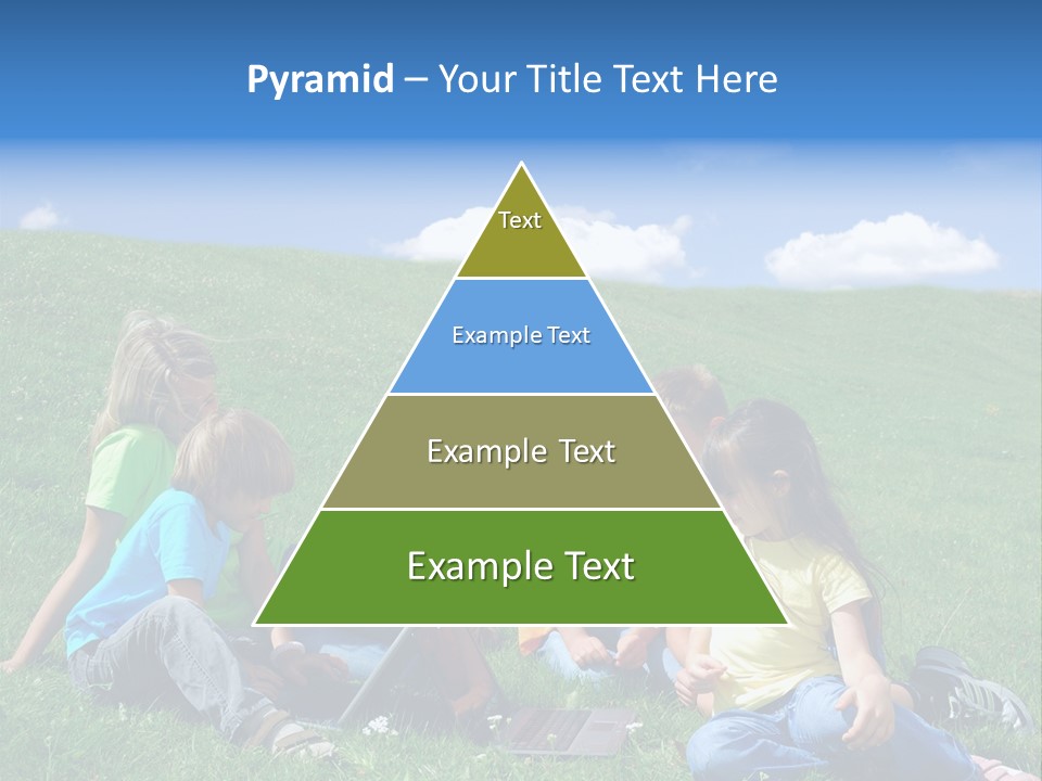 Sky Clouds Field PowerPoint Template