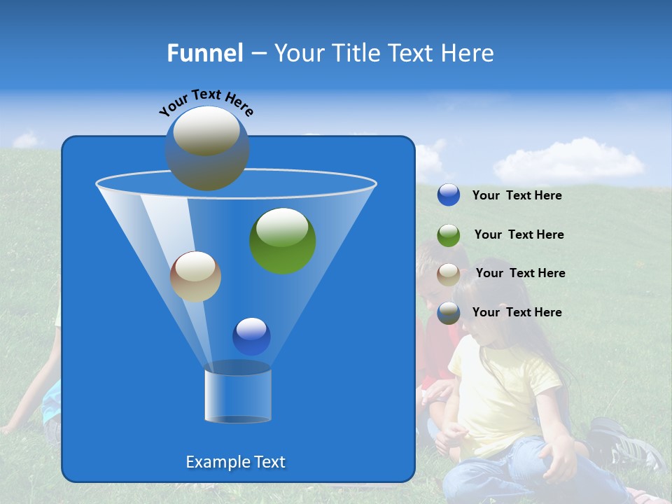 Sky Clouds Field PowerPoint Template