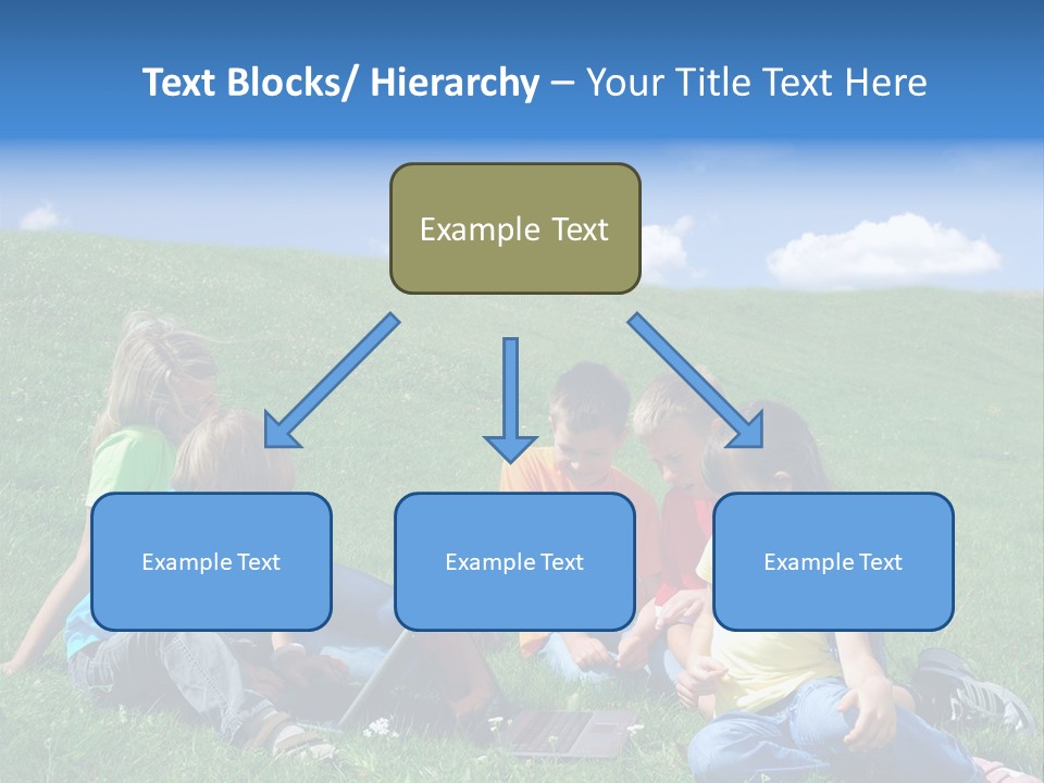 Sky Clouds Field PowerPoint Template