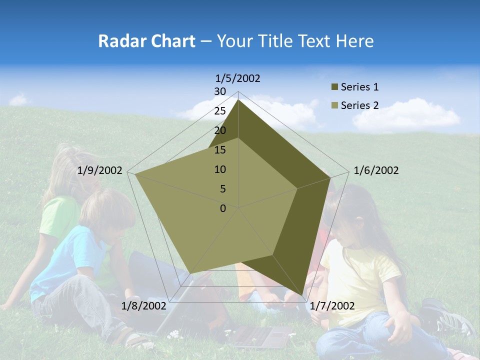 Sky Clouds Field PowerPoint Template