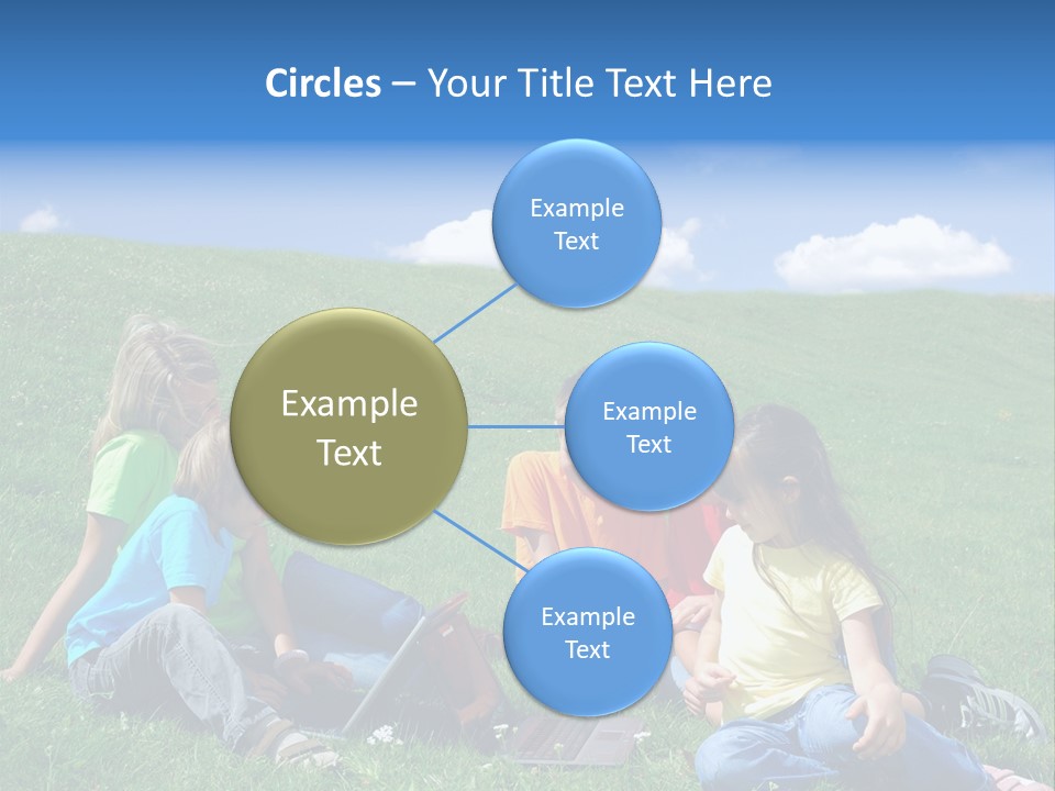 Sky Clouds Field PowerPoint Template