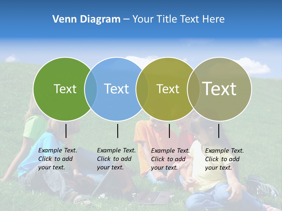 Sky Clouds Field PowerPoint Template