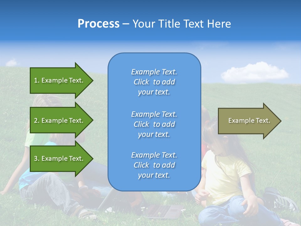 Sky Clouds Field PowerPoint Template