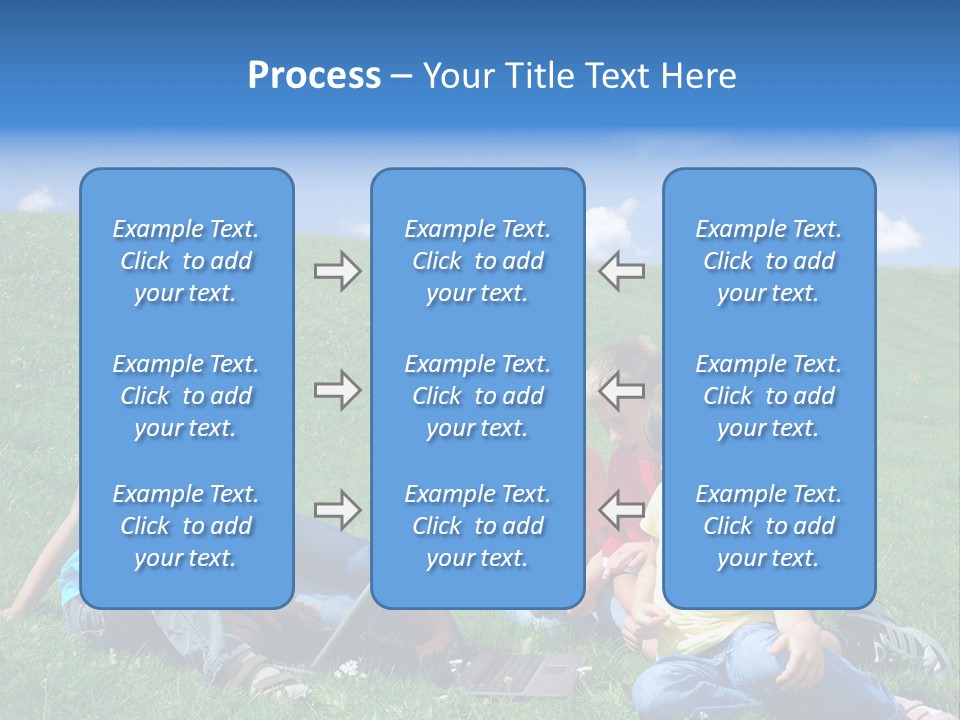 Sky Clouds Field PowerPoint Template