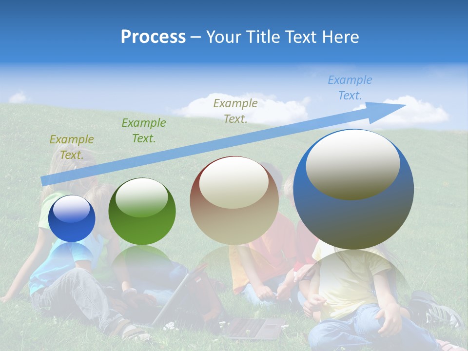 Sky Clouds Field PowerPoint Template
