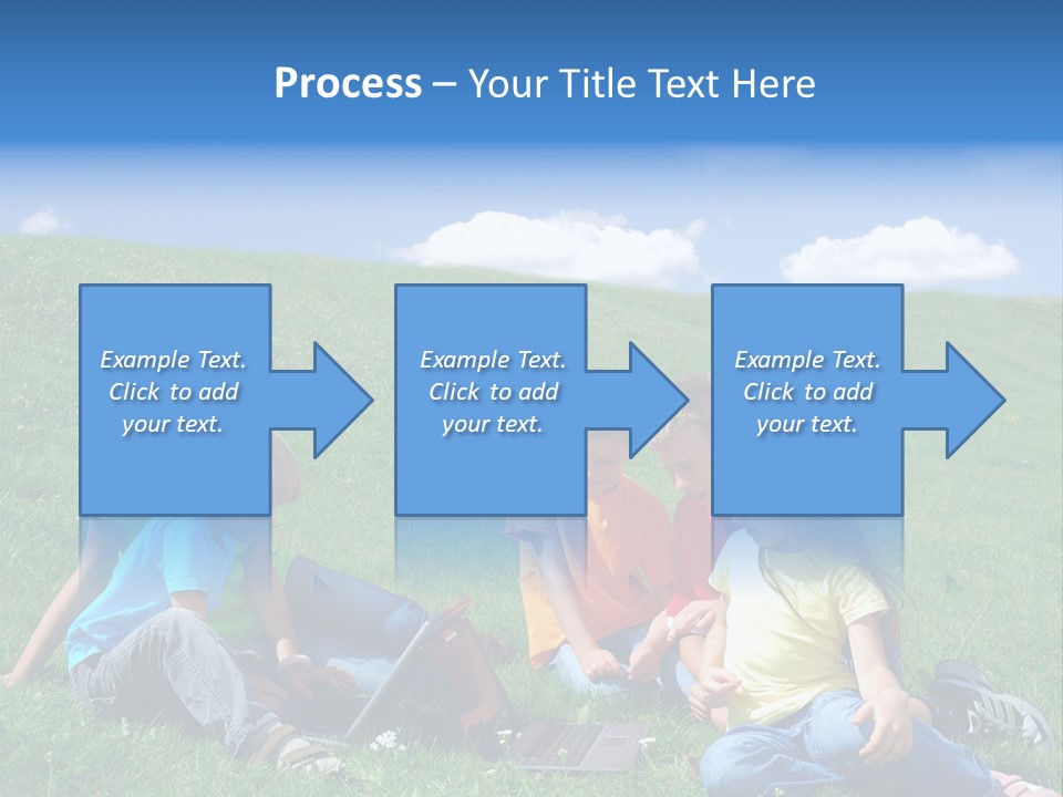 Sky Clouds Field PowerPoint Template