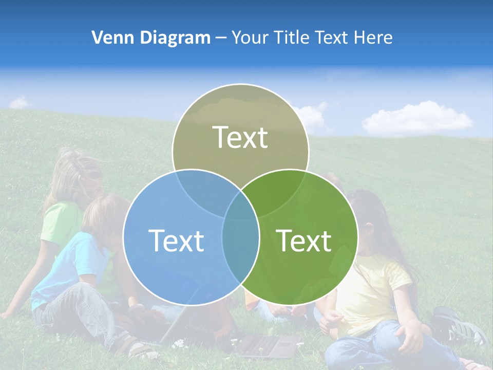 Sky Clouds Field PowerPoint Template