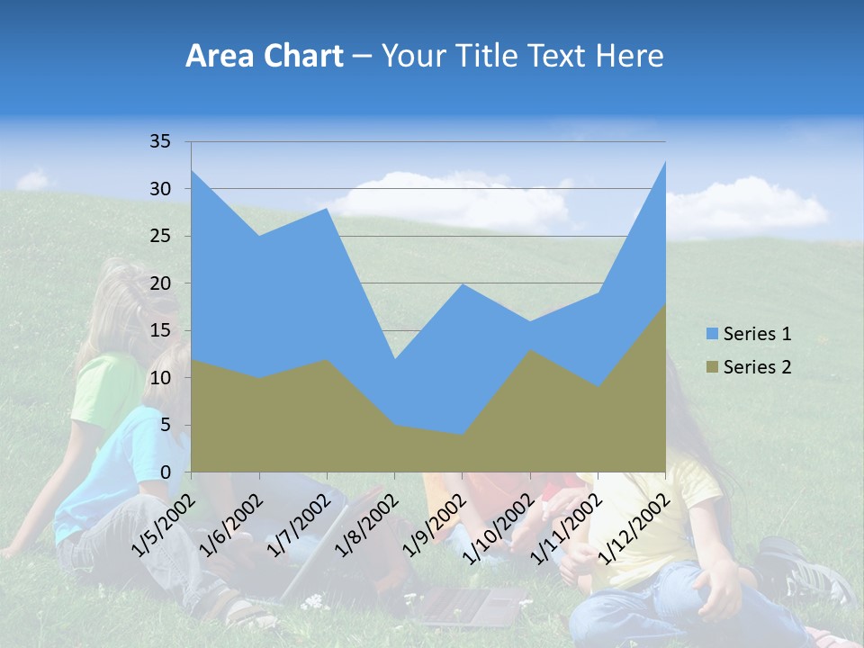 Sky Clouds Field PowerPoint Template