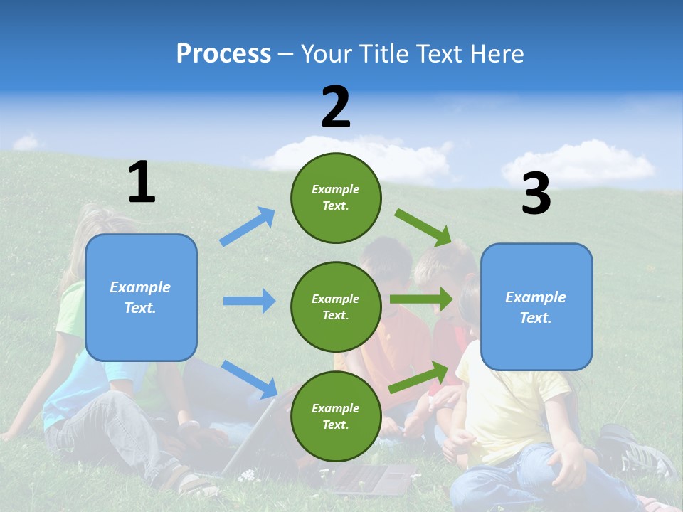 Sky Clouds Field PowerPoint Template