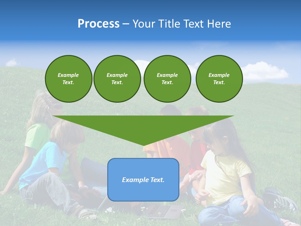 Sky Clouds Field PowerPoint Template