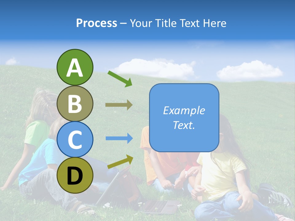 Sky Clouds Field PowerPoint Template