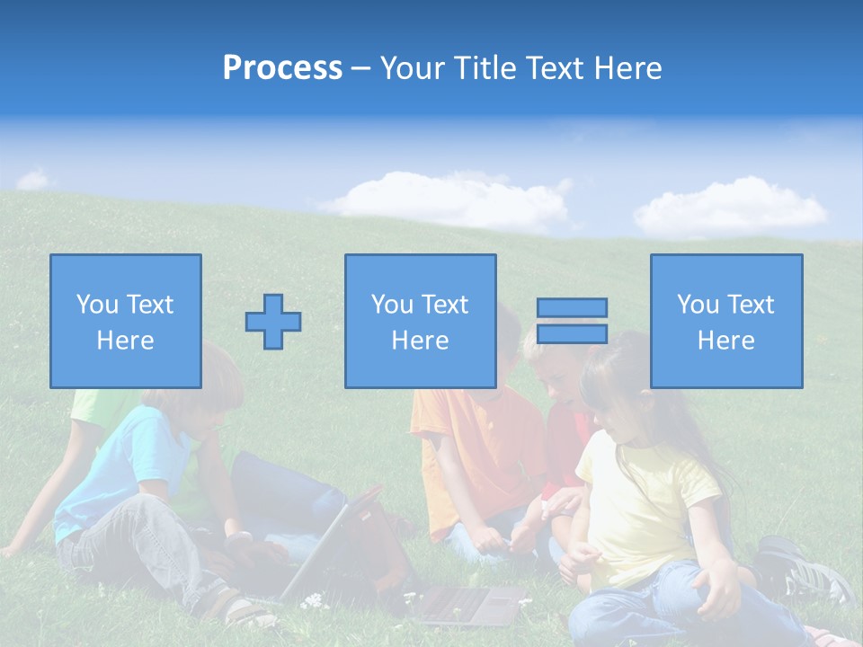 Sky Clouds Field PowerPoint Template