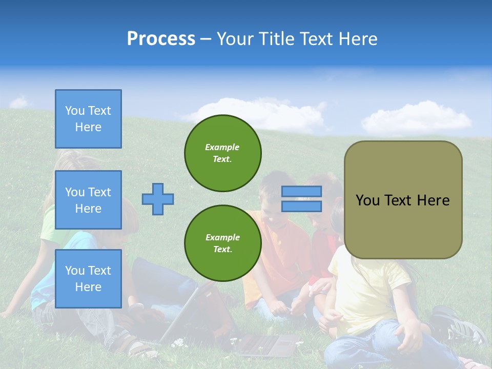 Sky Clouds Field PowerPoint Template