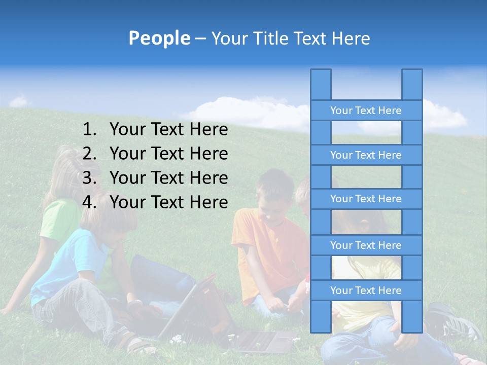 Sky Clouds Field PowerPoint Template