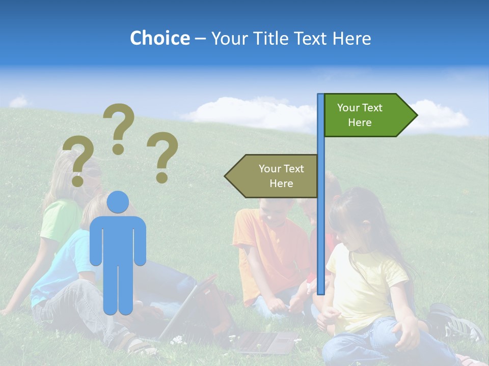 Sky Clouds Field PowerPoint Template