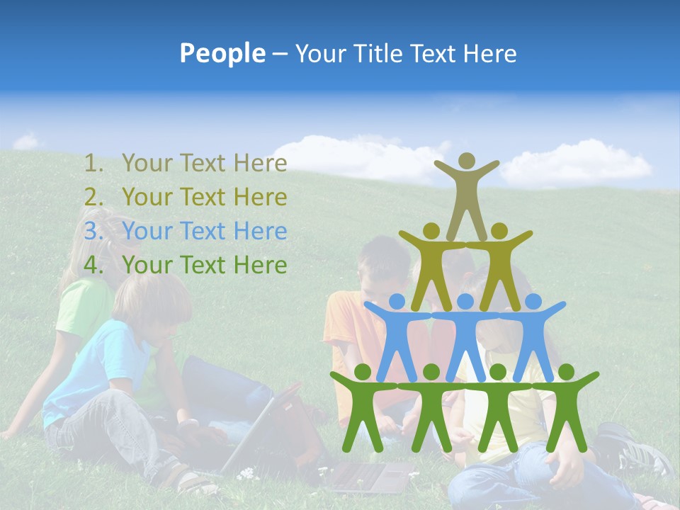 Sky Clouds Field PowerPoint Template