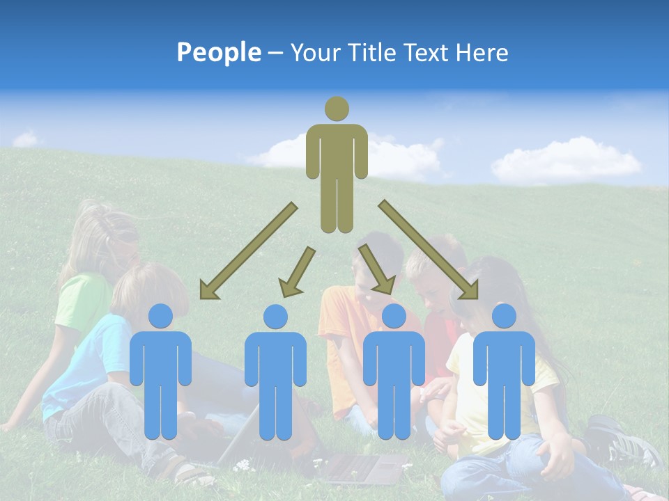 Sky Clouds Field PowerPoint Template