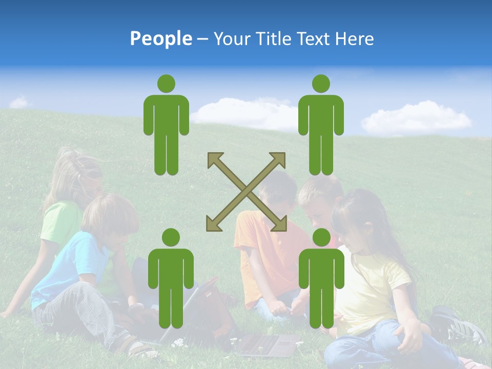 Sky Clouds Field PowerPoint Template